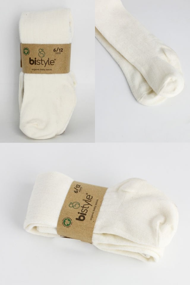Bistyle Basic Penye Tekli Külotlu Çorap BS1000 Ekru