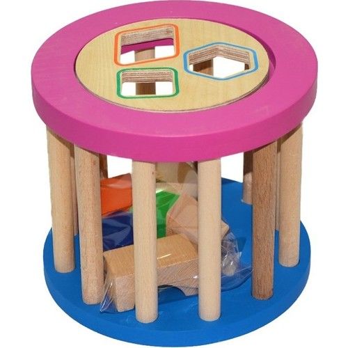 PlayWood Ahşap Eğitici Silindir Bultak 374