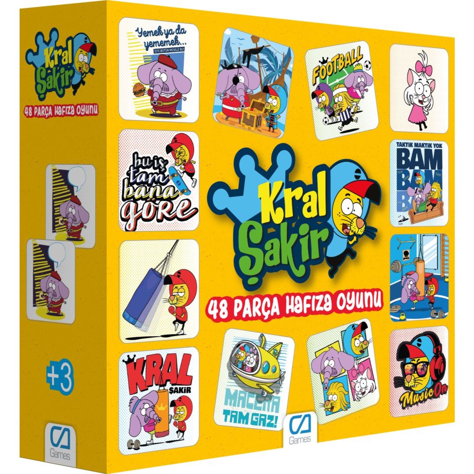 Games Kral Şakir Hafıza Oyunu 48 Parça 5112