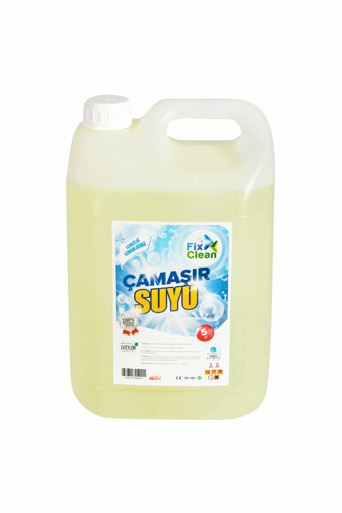 Fix Clean Klasik Çamaşır Suyu - 5 Lt