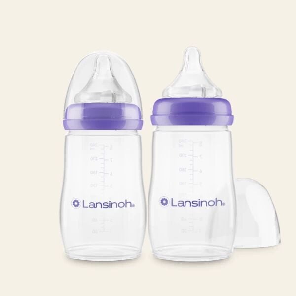 Lansinoh Biberon 2'Li Natural Wawa Biberon Emziği 240 ml