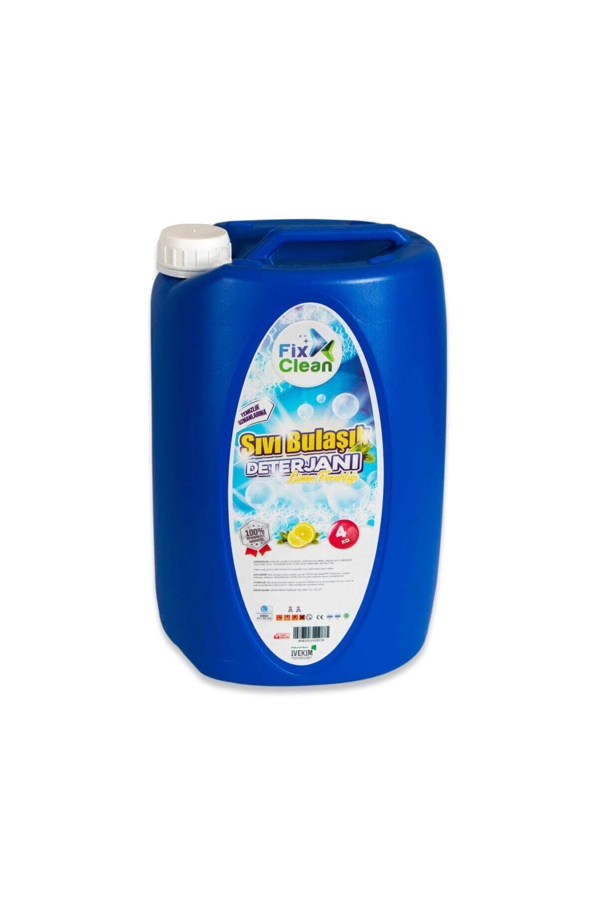 Fix Clean Sıvı Bulaşık Deterjanı Limon Ferahlığı - 4 KG