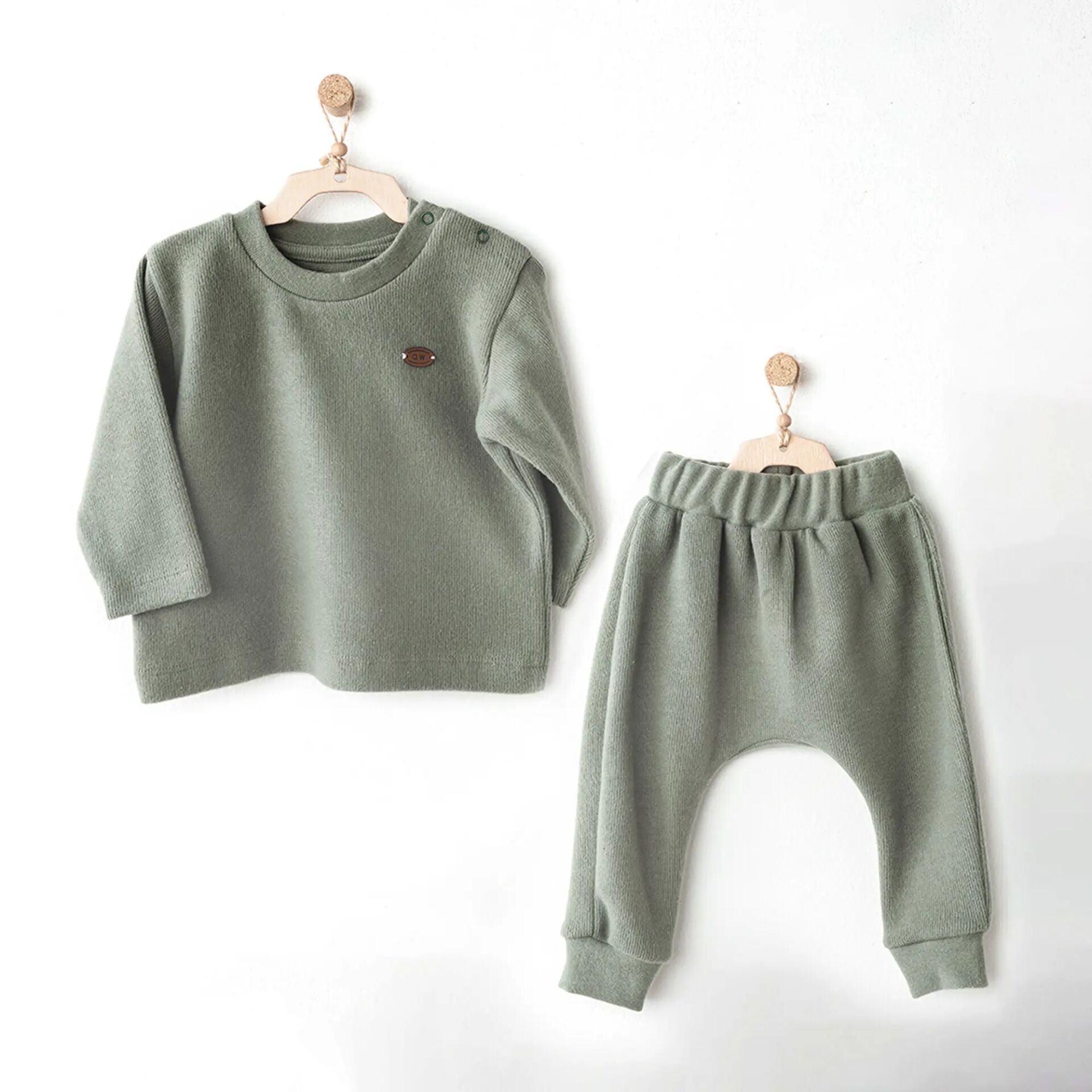 Andywawa AC26213 Casual 2'li Takım Green