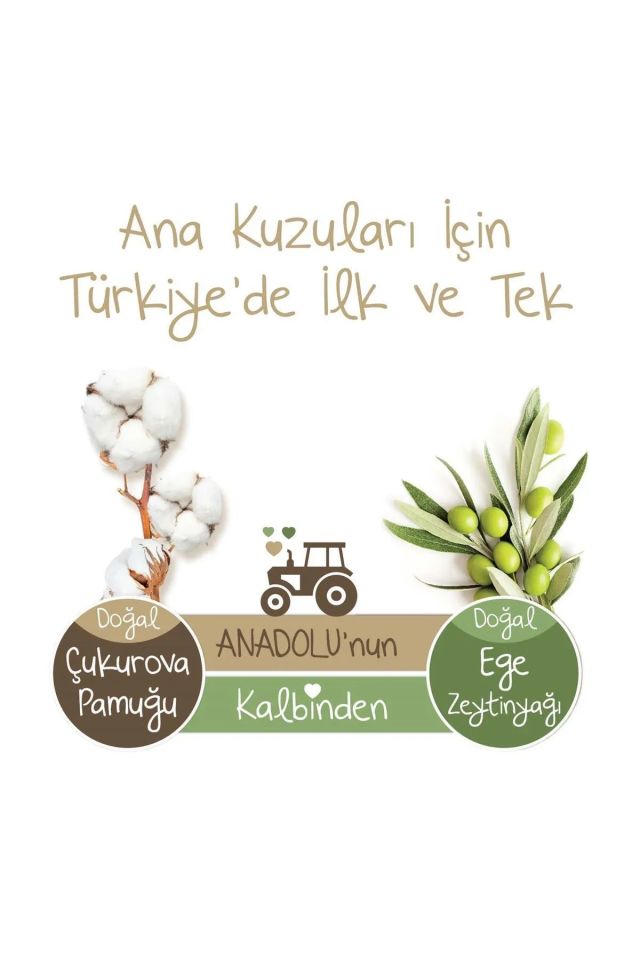 Baby Turco Doğadan Bebek Bezi 2'Li Fırsat Paketi No:5 58 Adet