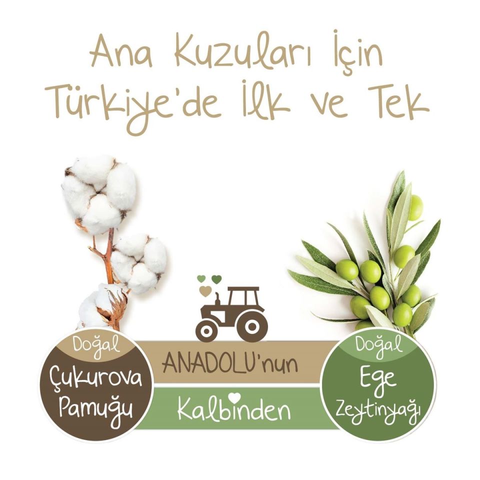 Baby Turco Doğadan Bebek Bezi Bonus Paket No:4 120 Adet