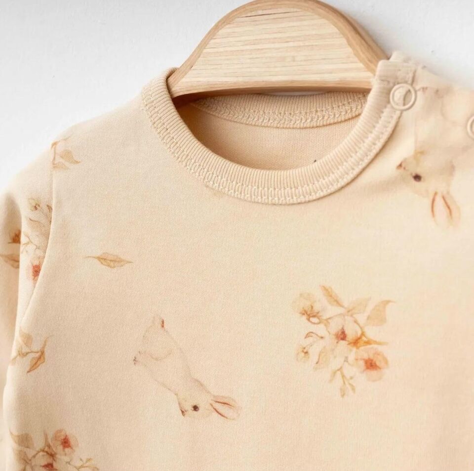 Eslenza Baby Organik 2'li Tulum 0049 Bej