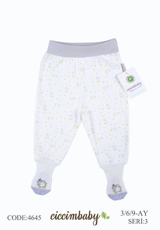 Ciccim Baby Penguen Çoraptolon 4645 Gri