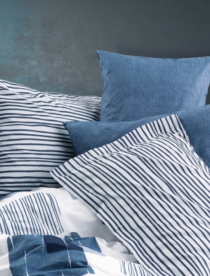 Cotton Box Modern Ranforce Nevresim Takımı Tek Kişilik Solito İndigo