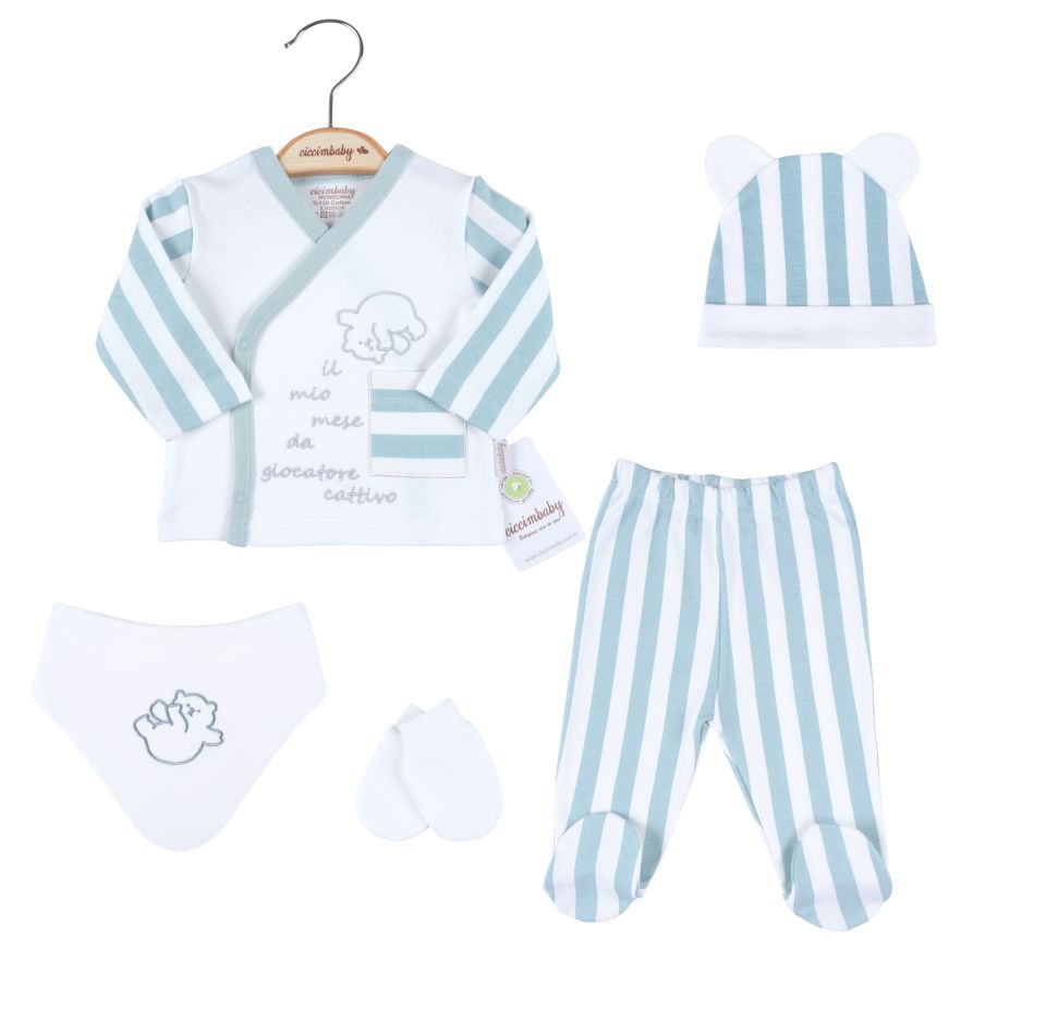 Ciccim Baby Ayıcık 5'Li Zıbın Set 4715 Mint