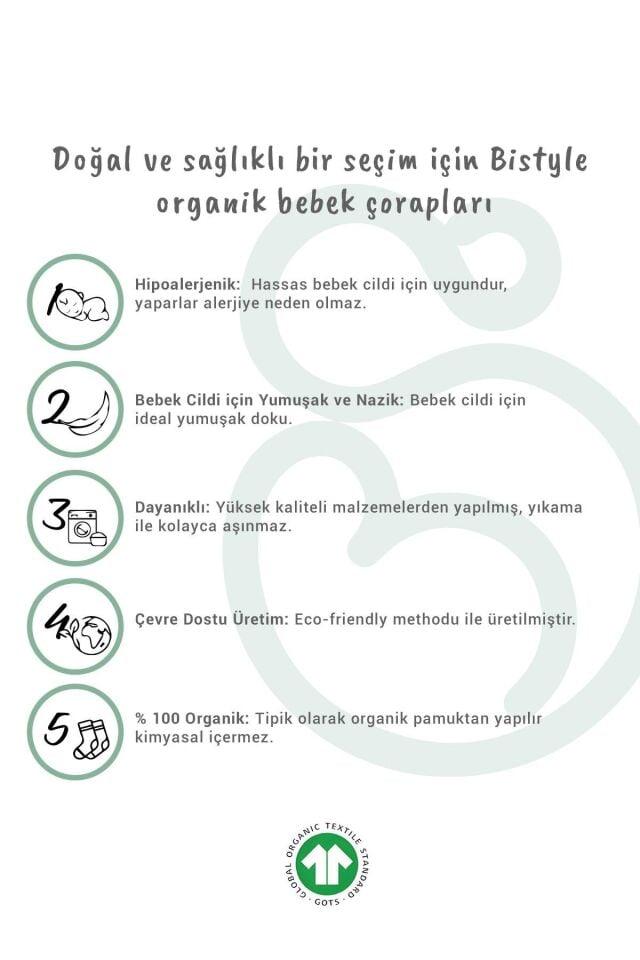 Bistyle 3'Lü Penye Kız Soket Çorap 10112 Gri