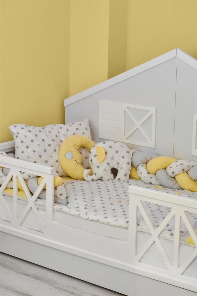 Bibaby Elephant Saç Örgü Montessori Uyku Seti 69113 - Sarı