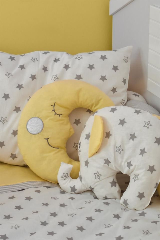 Bibaby Elephant Saç Örgü Montessori Uyku Seti 69113 - Sarı
