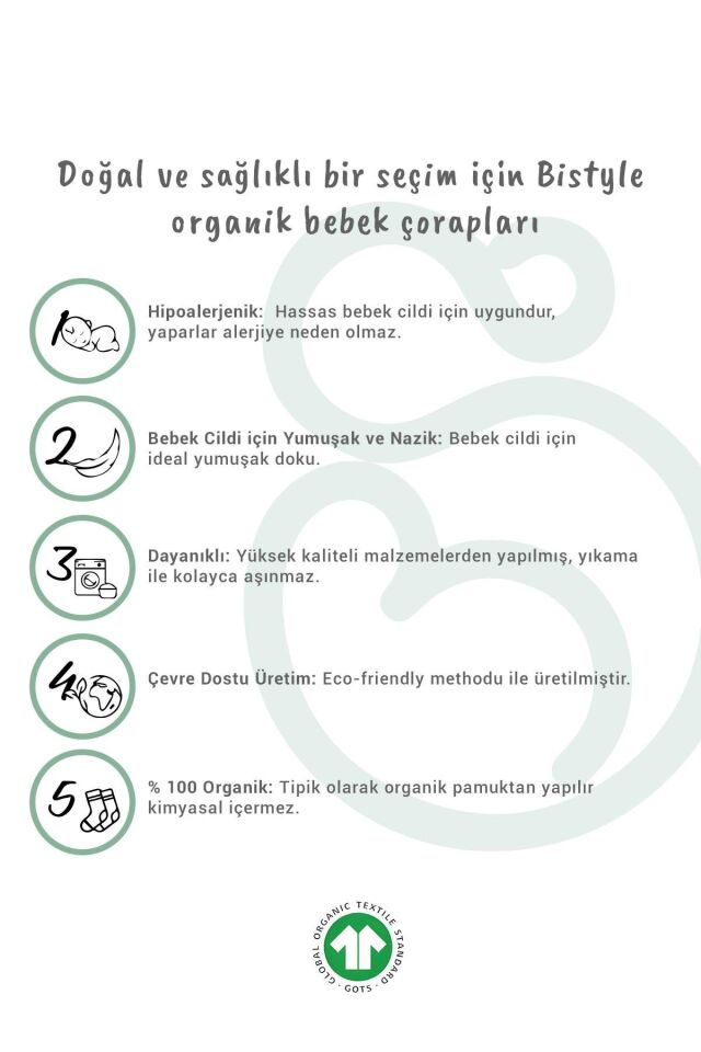 Bistyle 3'Lü Penye Kız Soket Çorap 10112 Nil