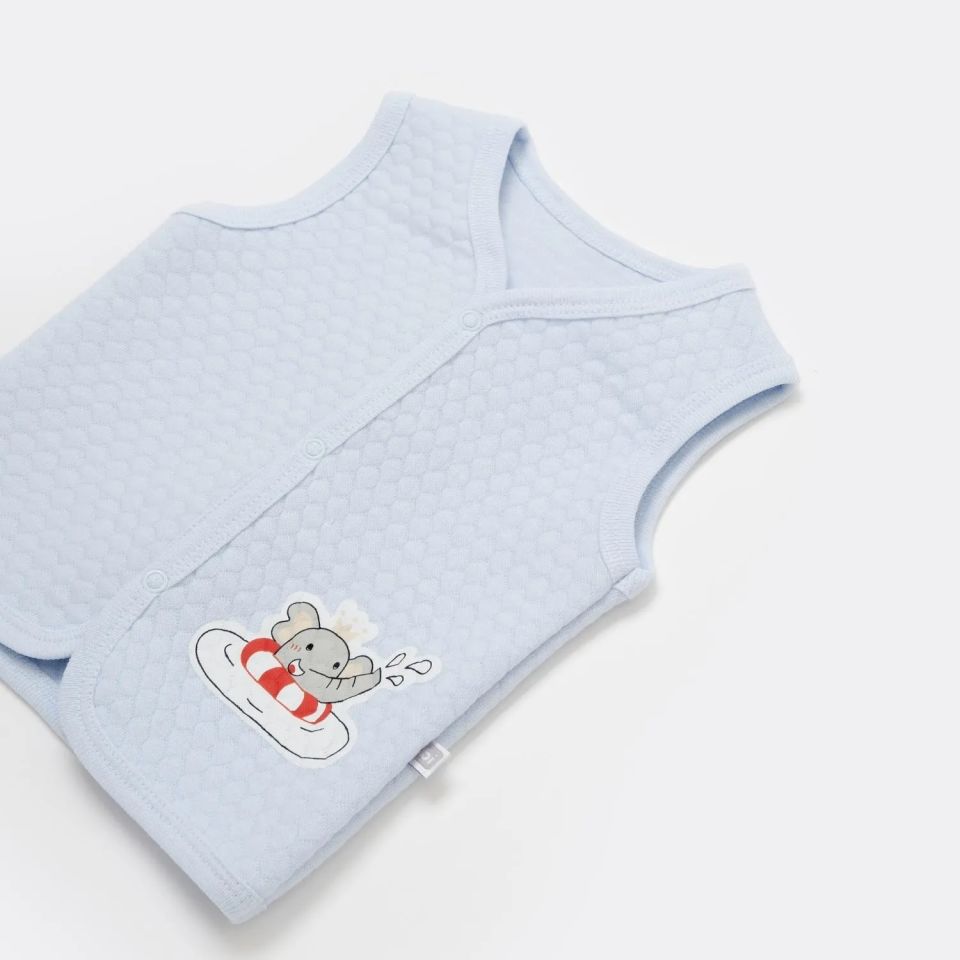 Bibaby Swimming Elephant Kapitone Yelek 61477 Mavi