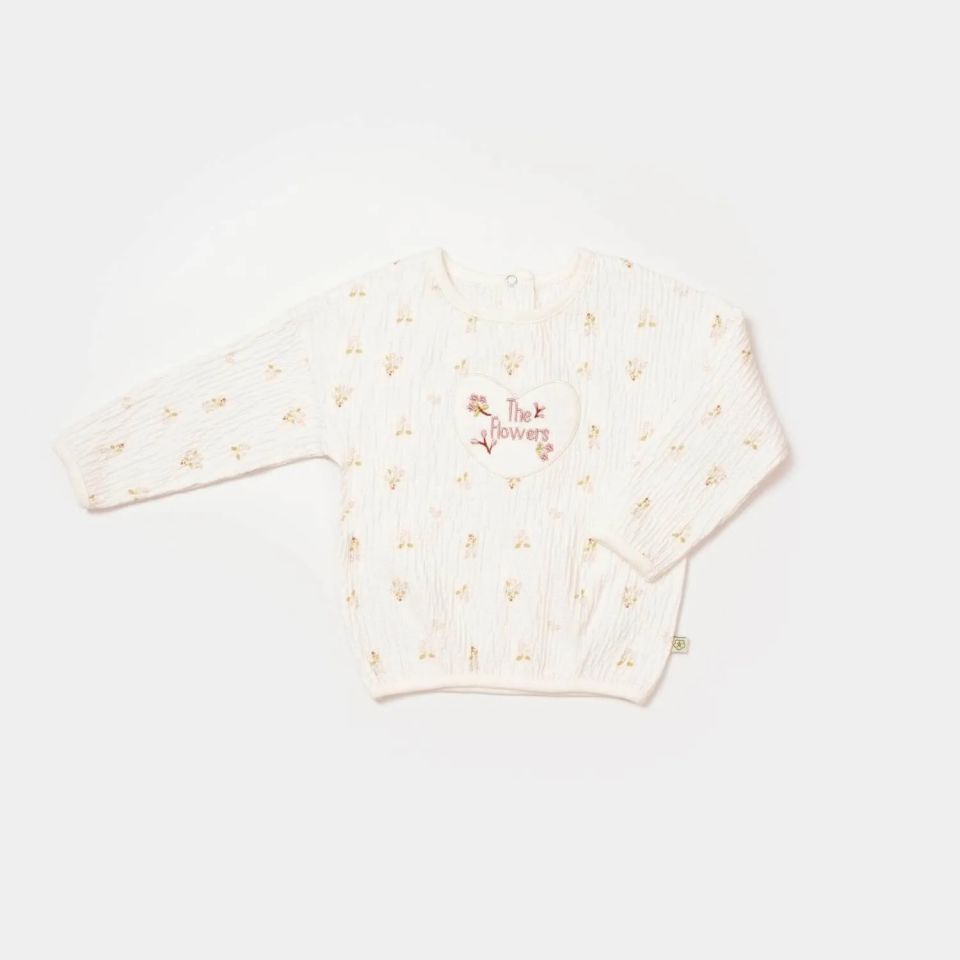 Bibaby Biorganic The Flowers 2'Li Takım 59765 Ekru Pembe