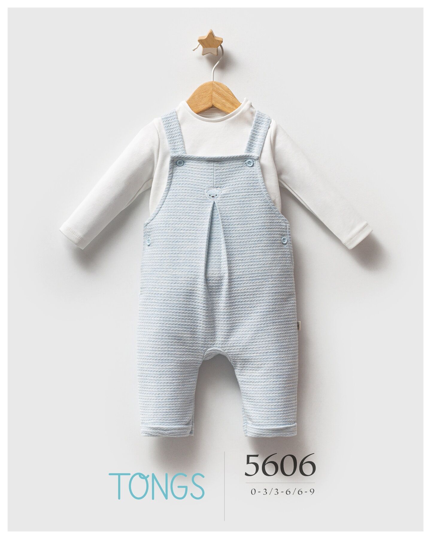 Tongs Baby Classic Bear Salopet 5606 Mavi