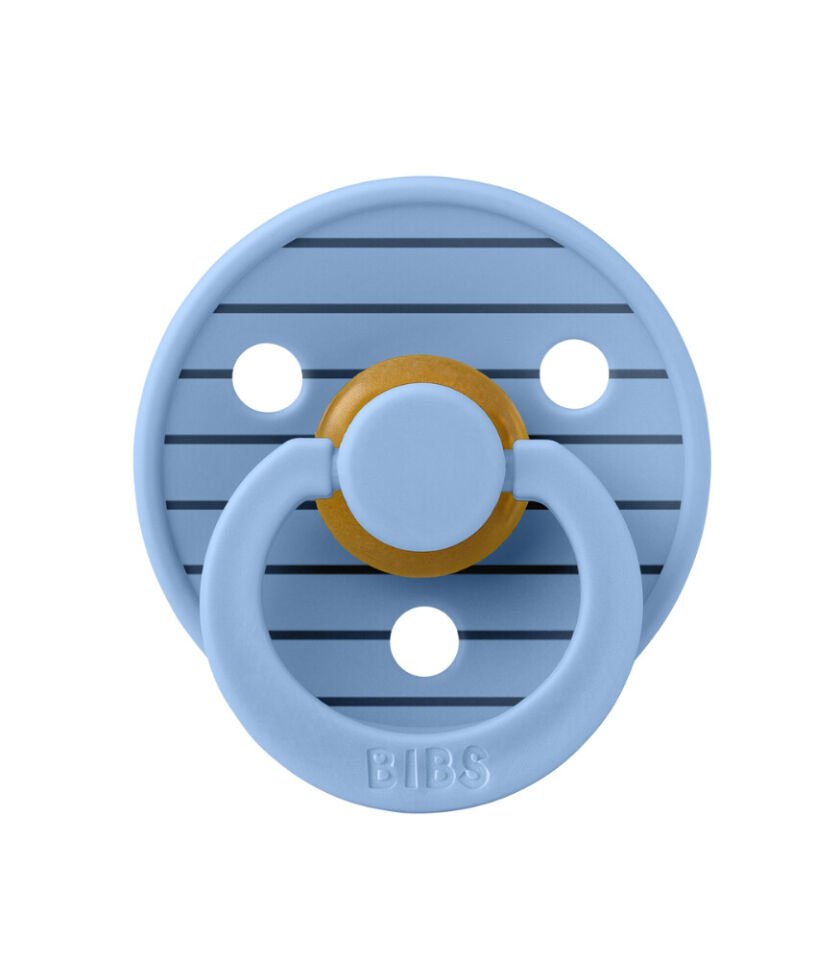 Bibs Studio Colour Pin Kauçuk Emzik 0-6 Ay Sky Blue