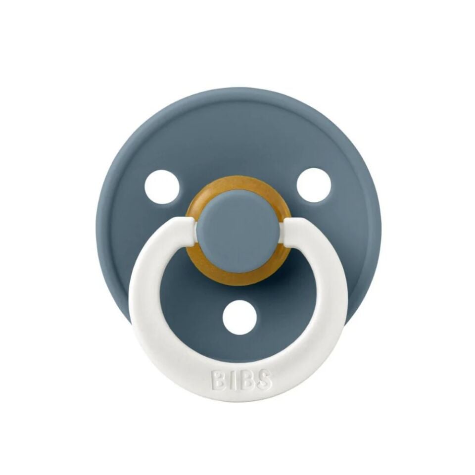 Bibs Colour Kauçuk Emzik 6-18 Ay Petrol Glow