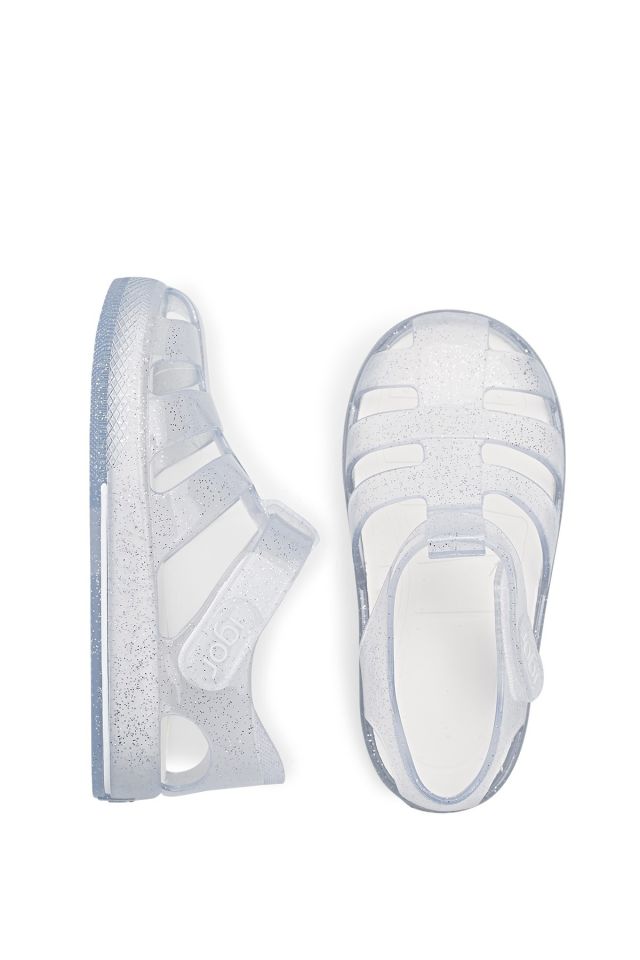 Igor Star Glitter Sandalet S10265 Purpurina Transparente