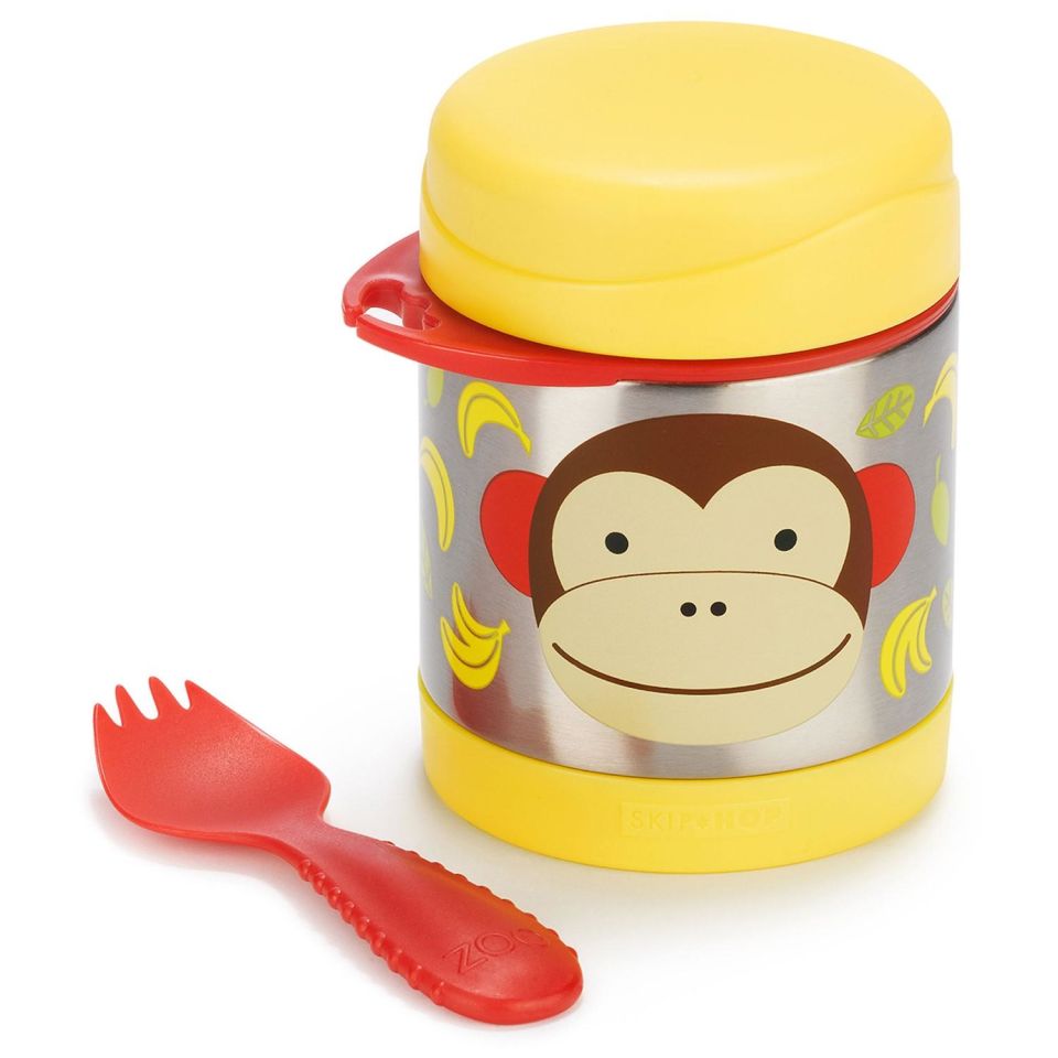 Skip Hop Zoo Paslanmaz Çelik Termos 325 ml Maymun