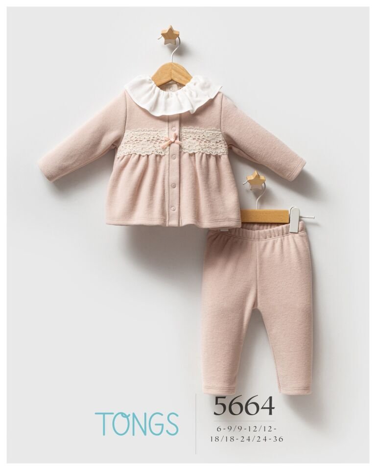 Tongs Baby Lace Dream 3'lü Takım 5664 Pudra