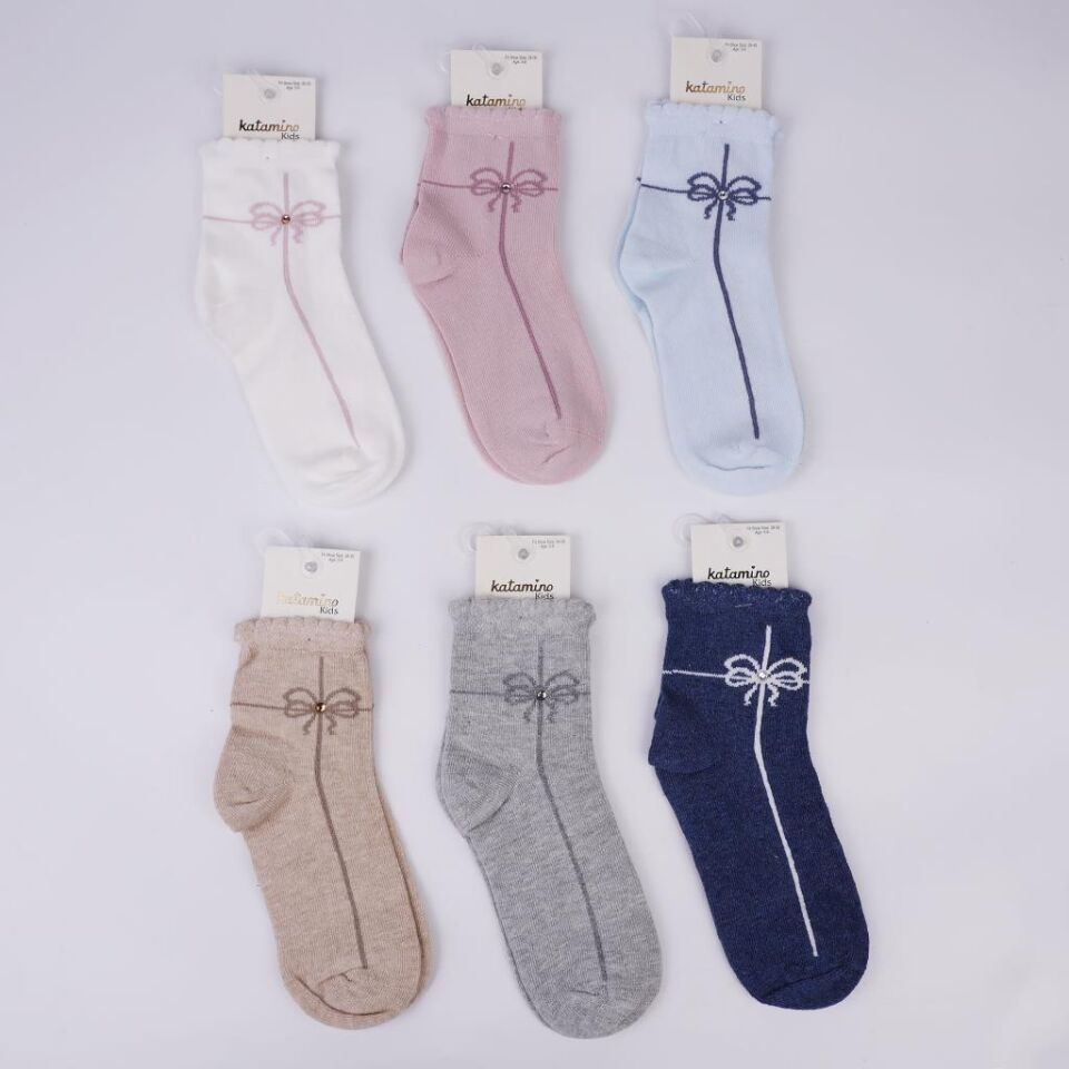 Katamino Kumru Kız Soket Çorap K22224 Asorti