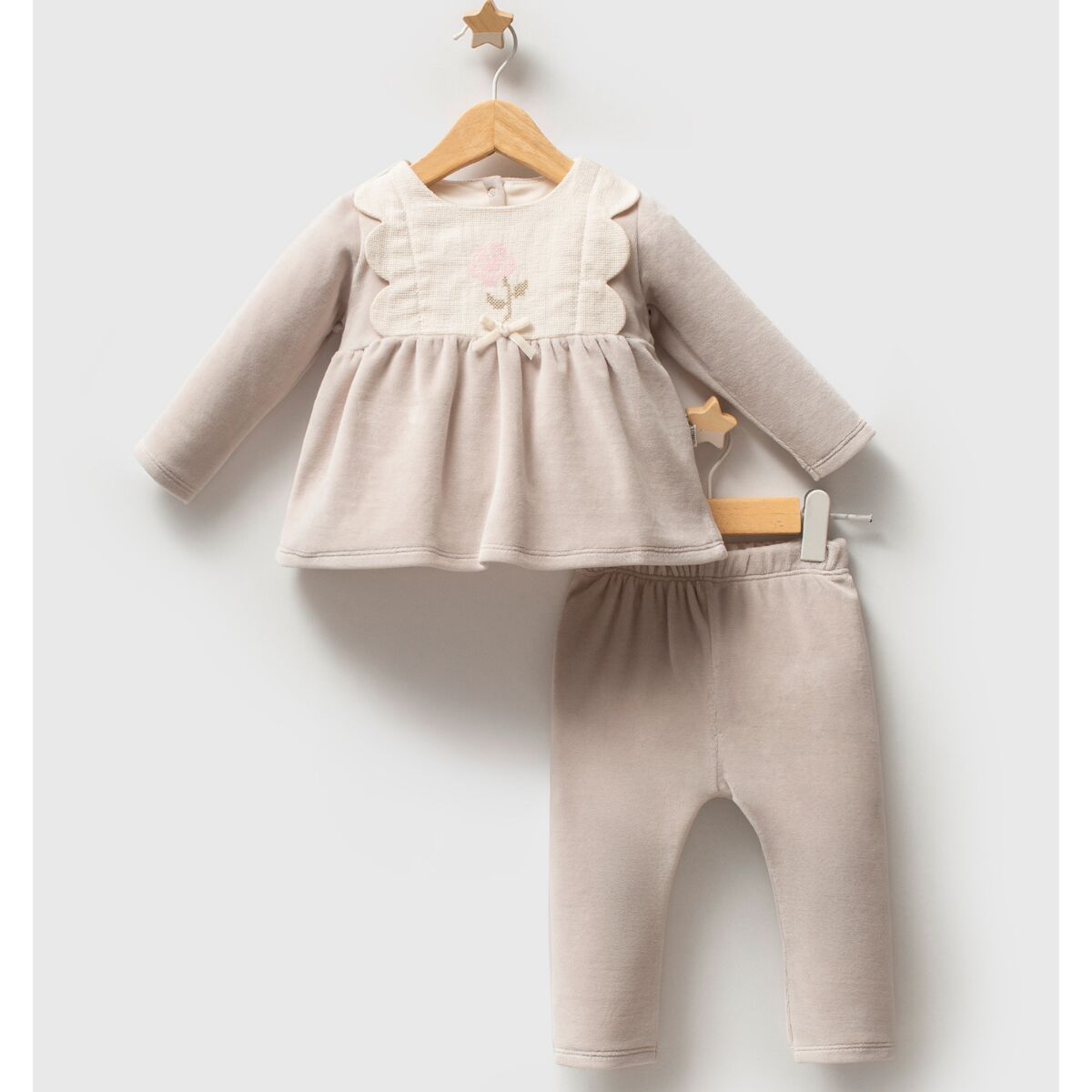 Tongs Baby Etamine 2'li Takım 5683 Gri