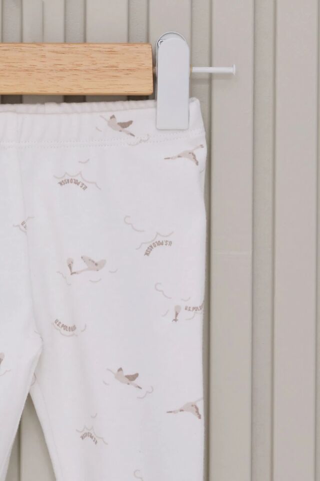 U.S Polo Bebek 5'Li Hatane Çıkış Seti USB2017 Krem