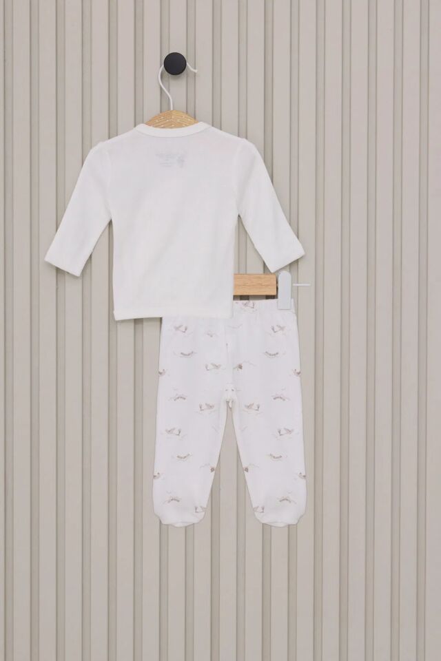 U.S Polo Bebek 5'Li Hatane Çıkış Seti USB2017 Krem