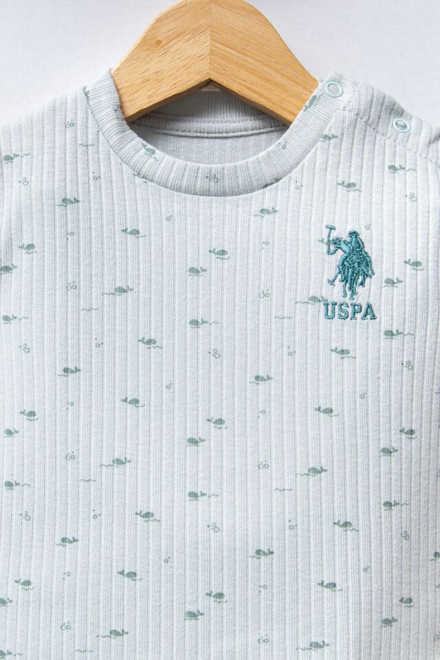 U.S Polo Bebek 2'Li Takım USB2311 Su Yeşili