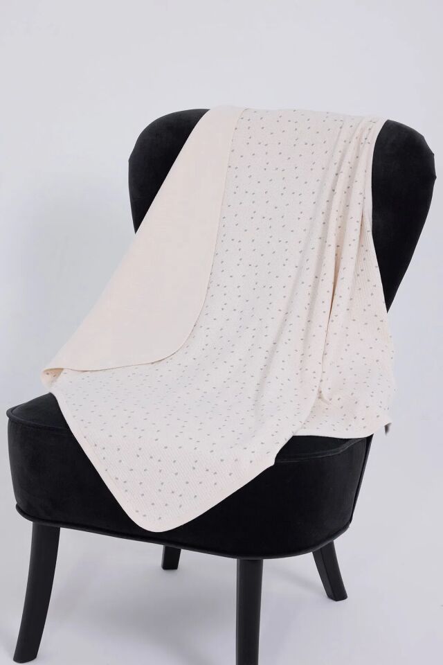 U.S Polo Bebek Battaniye USB2498 Ekru