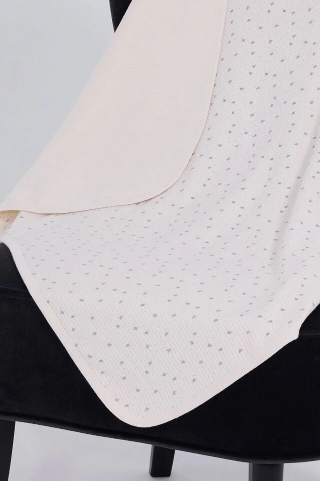 U.S Polo Bebek Battaniye USB2498 Ekru