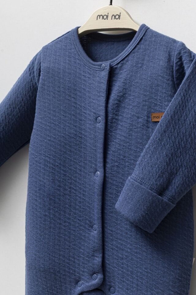 Moi Noi Şapkalı Tulum MNB1251 Navy Blue