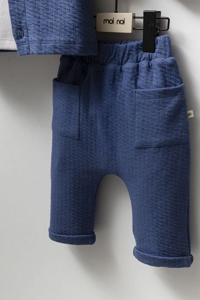 Moi Noi Ceketli Takım MNB5321 Navy Blue