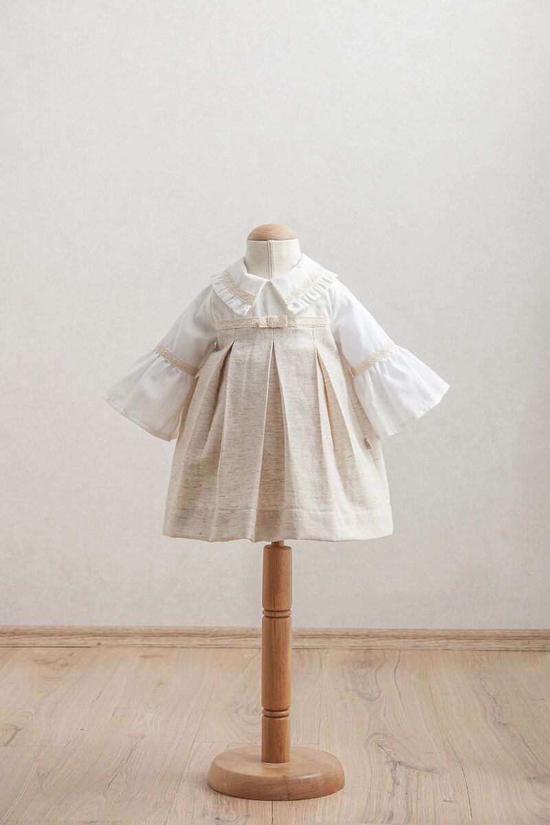 Tongs Baby Bebek Elbise 3919 Bej