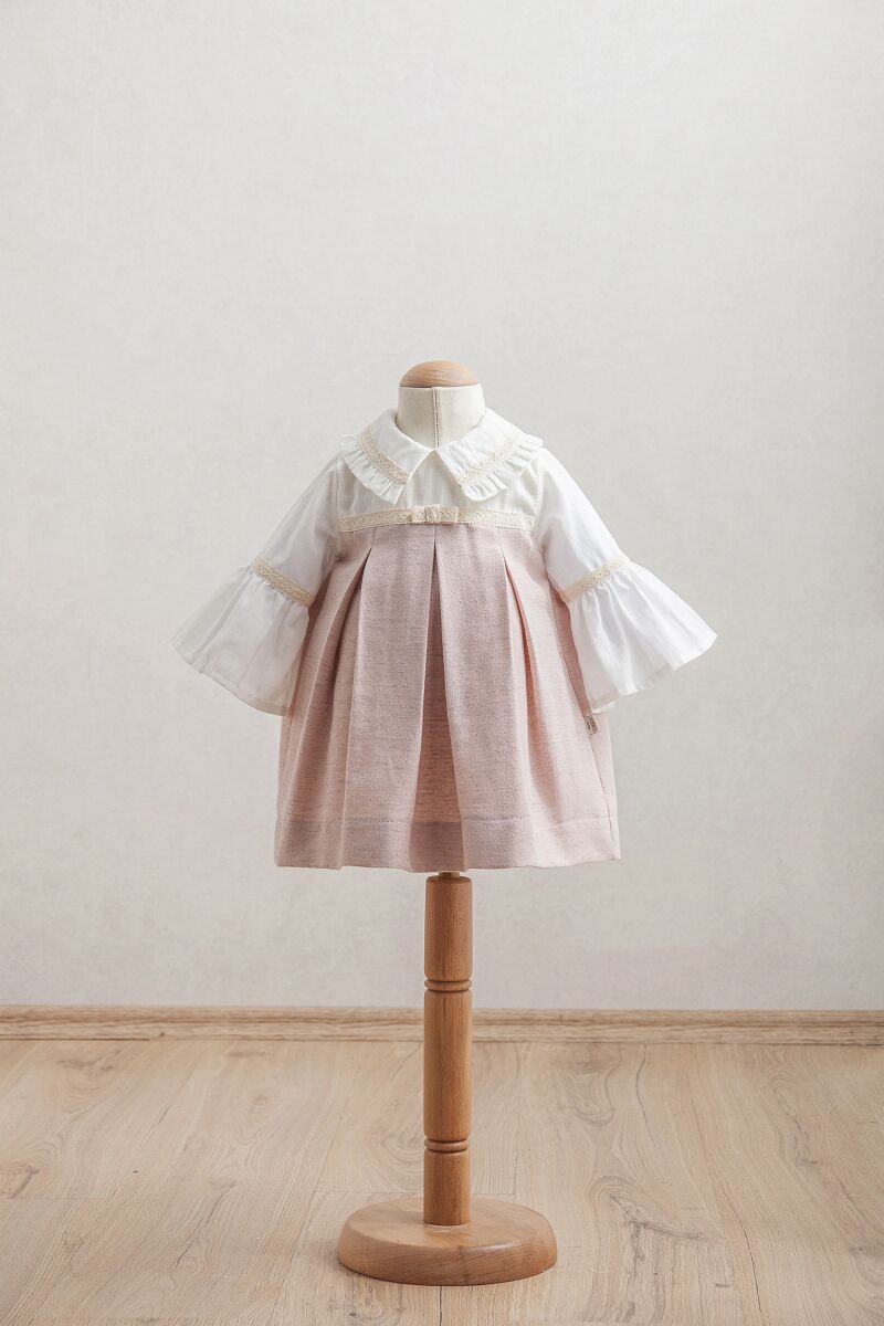 Tongs Baby Bebek Elbise 3919 Pudra