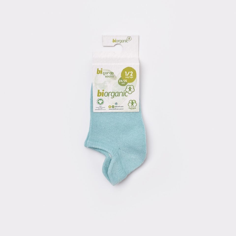 Bibaby Biorganic Sneakers Yaş Çocuk Çorabı 68457 Nil