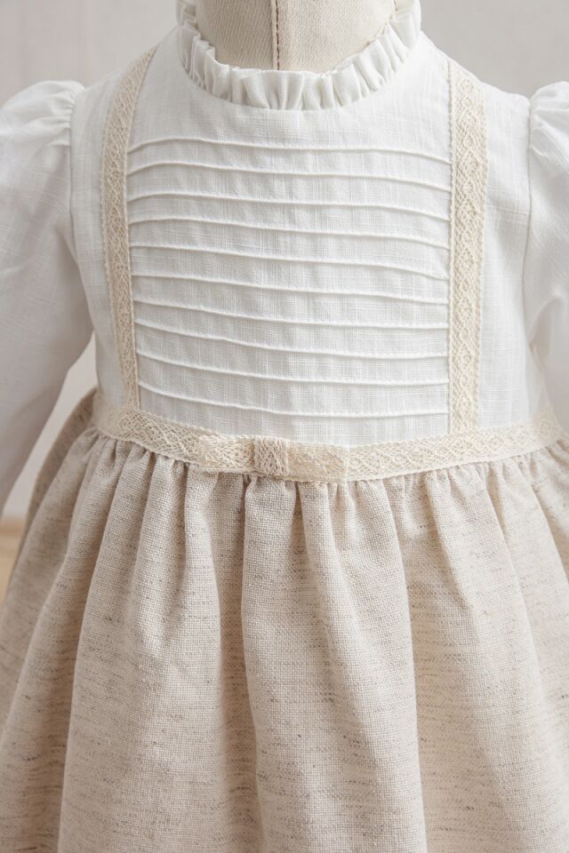 Tongs Baby Bebek Elbise 3921 Bej