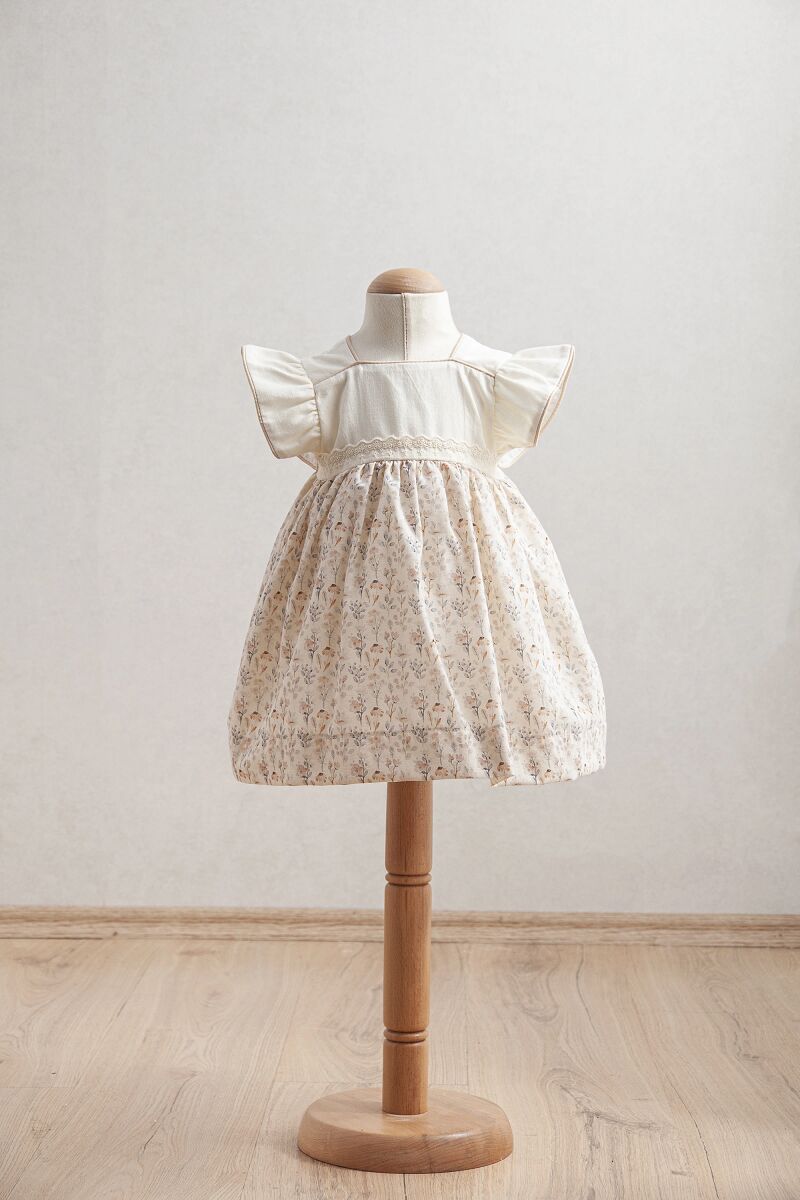 Tongs Baby Bebek Elbise 3930 Bej