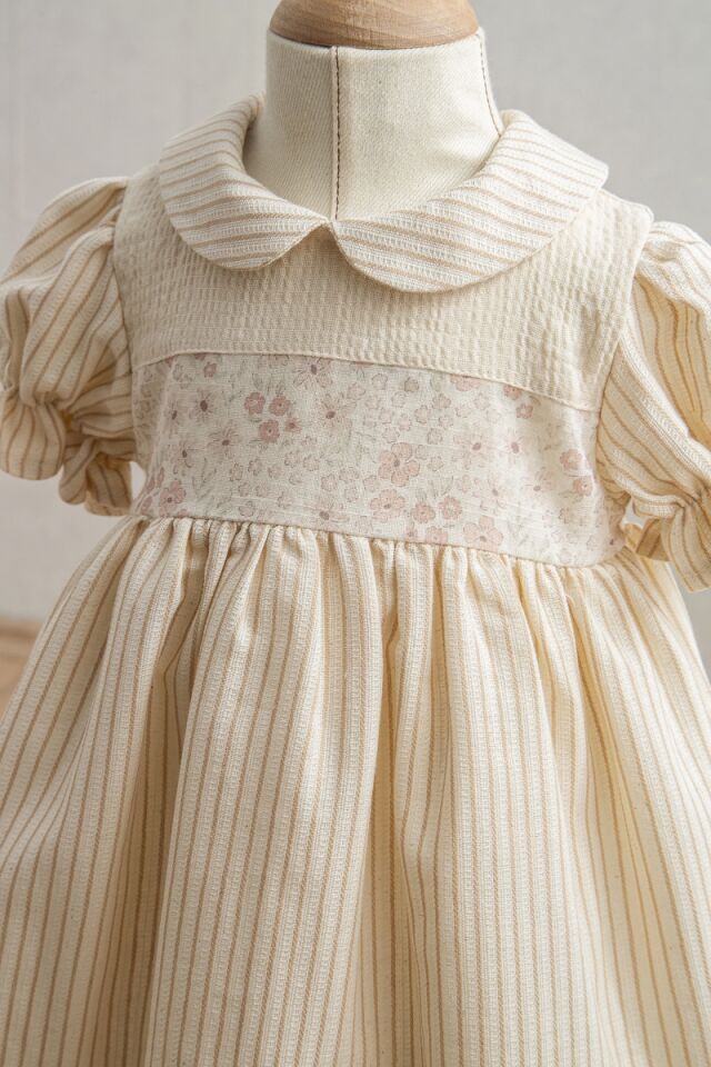 Tongs Baby Bebek Elbise 3943 Bej