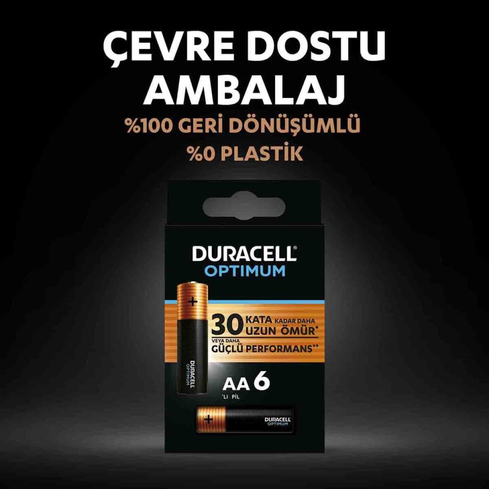 Duracell 6Lı Optimum AA Kalem Pil