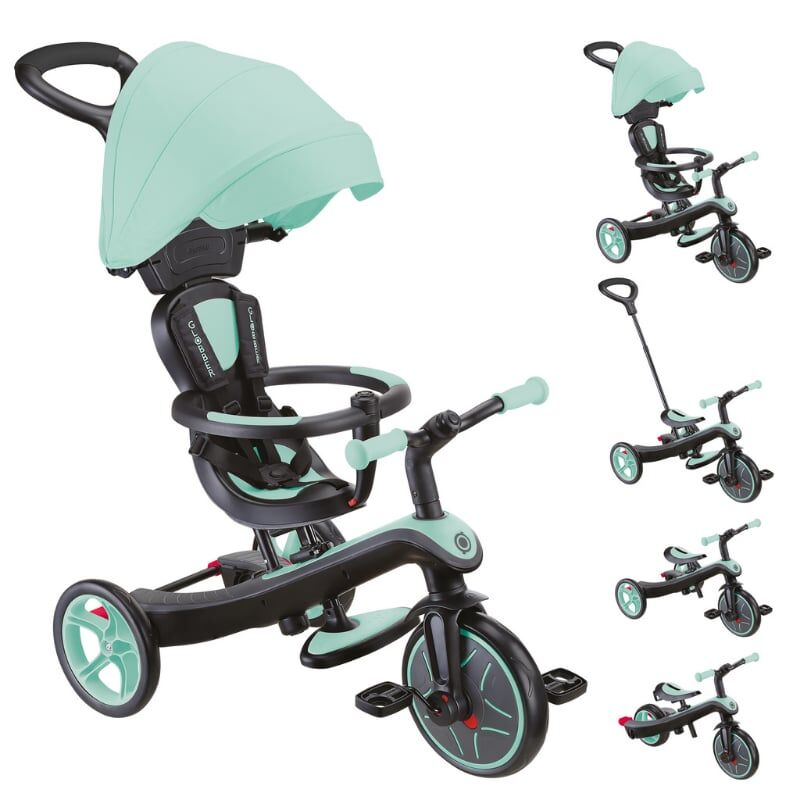 Globber Explorer 4in1 Trike Bisiklet Mint Yeşili