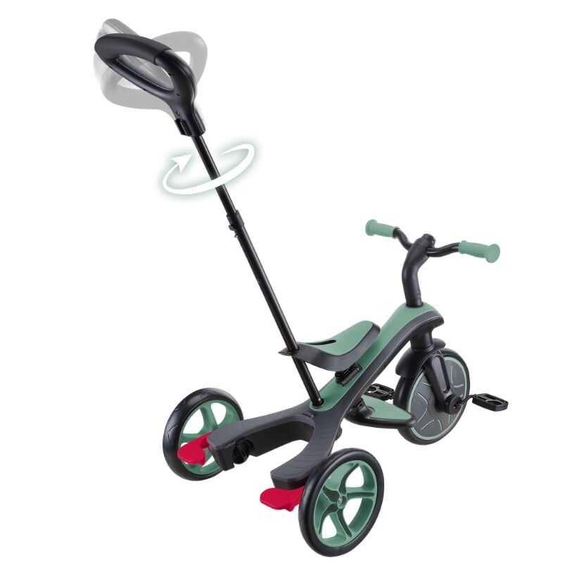 Globber Explorer 4in1 Trike Bisiklet Zeytin Yeşili