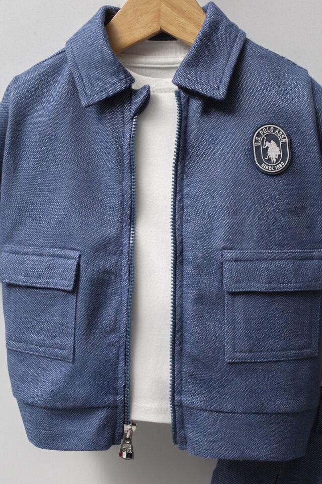 U.S. Polo Assn 3'lü Takım USB2597 Mavi