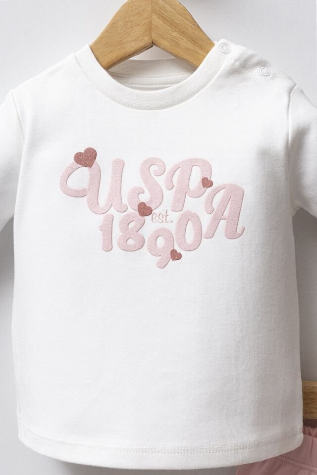 U.S. Polo Assn 3'lü Takım USB2712 Açık Pembe