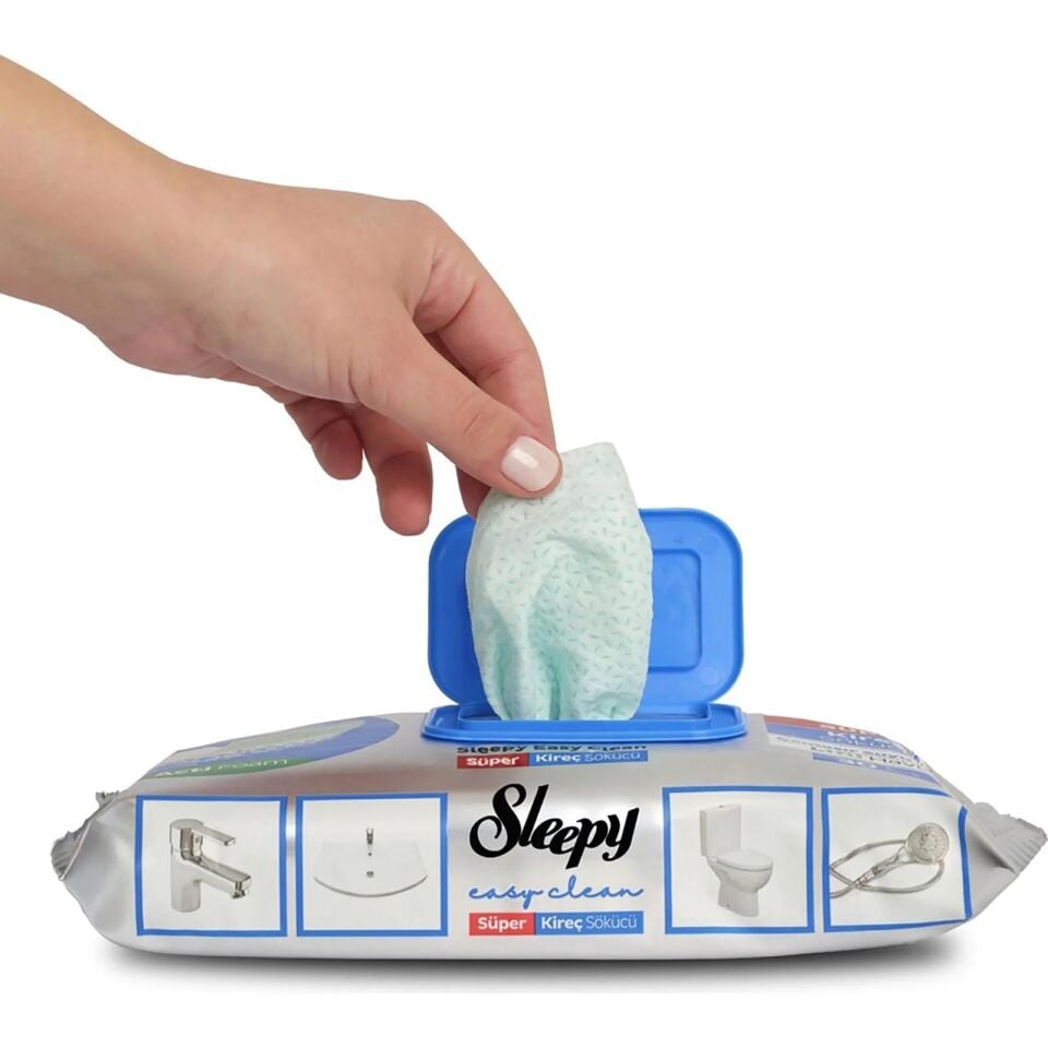 Sleepy Yüzey Temizlik Havlusu 30 Adet Kireç Çözücü