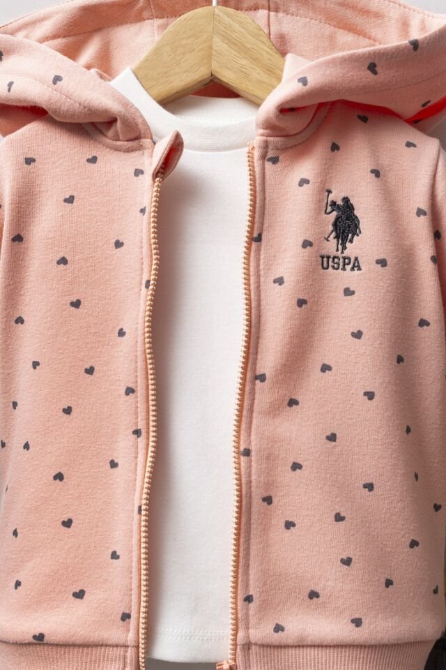 U.S. Polo Assn 3'lü Takım USB2766 Somon