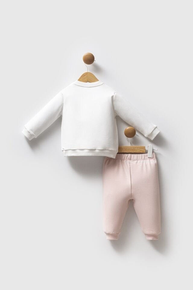 U.S. Polo Assn 2 li Takım USB2769 Beyaz-Pudra