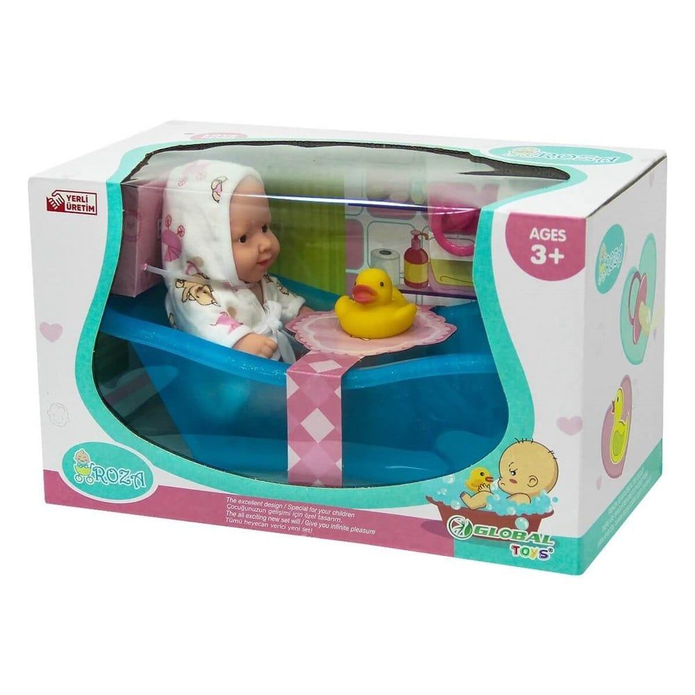 Global Toys Küvetli Kutulu Bebek 100620