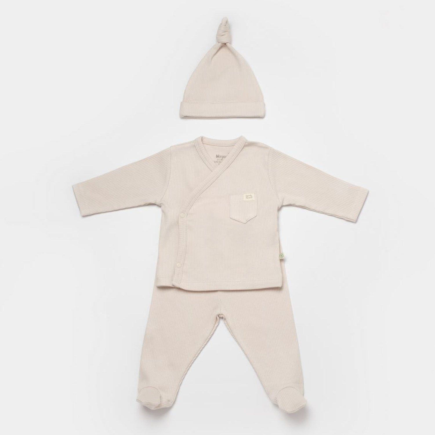 Bibaby Biorganic Modal Nature Relax 3\'Lü Set 73324 Bej